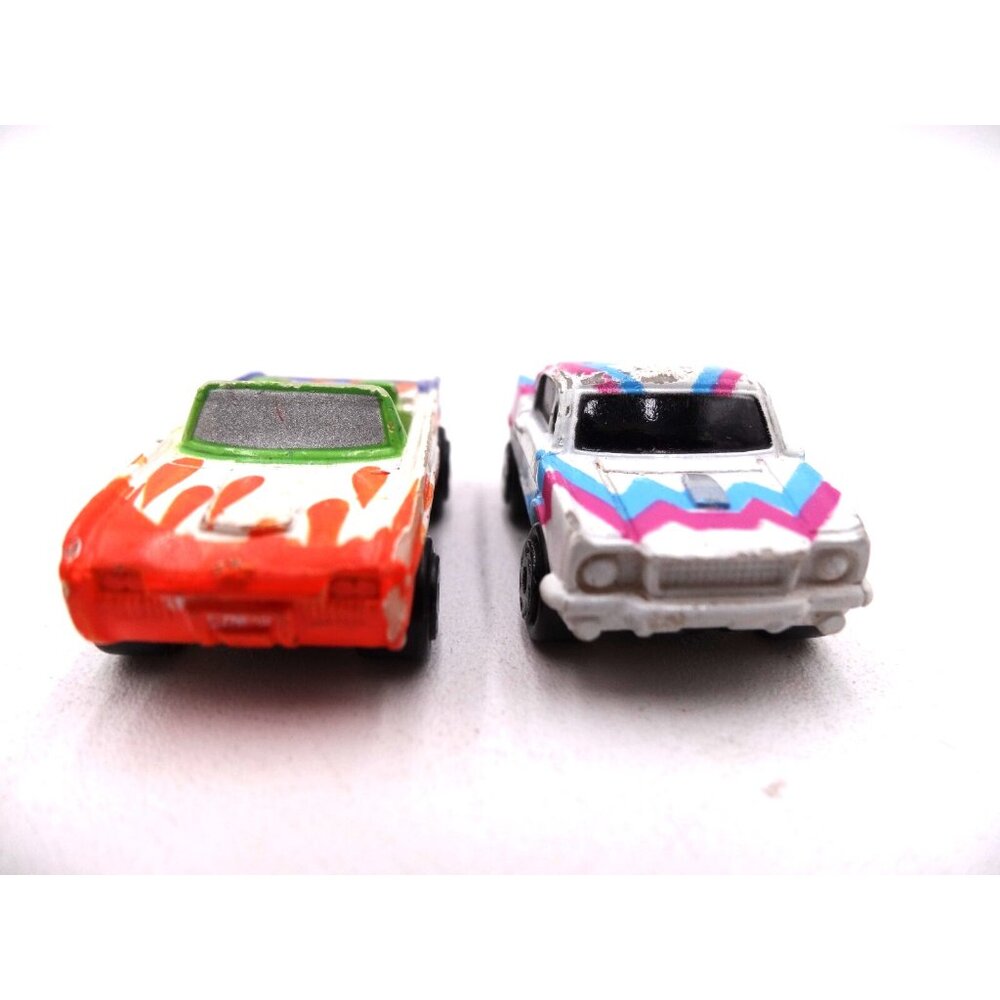 Galoob Micro Machines 65 Ford Mustang # 28 and 1963 Ford Thunderbird convertible